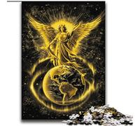 Puzzles pour Adultes 2000 Puzzles Ange Volant au-Dessus de la Terre pour 14+ Jeu de défi Unique Jeux de Famille Cadeaux d'anniversaire de Noël 70x100cm
