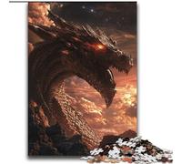 Puzzles pour Adultes 2000 Puzzles Fantasy Flying Dragon pour 14+ Jeu de défi Unique Jeux de Famille Cadeaux d'anniversaire de Noël 70x100cm