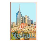 Puzzles pour Adultes 2000, Skyline de Nashville (Tennessee), Puzzles stimulants, Jeu de Puzzle pour Toute la Famille (Femmes et Hommes), 100 x 70 cm