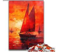Puzzles pour Adultes 2000 voiliers, Peinture à l'huile, Jeux d'activités familiales stimulants, Jouets à Faire soi-même pour décoration Murale, Cadeaux 70x100cm