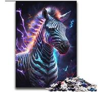 Puzzles pour Adultes 2000 Zèbres éclairs Un défi à compléter, mais Amusant et Humoristique, des Cadeaux d'anniversaire et des Cadeaux Uniques 70x100cm