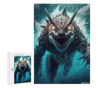 Puzzles pour Adultes 300 PCS Armored Shark Beast Puzzles pour Adolescents, Jeux De Réflexion, Décoration Murale, Cadeaux De Noël Et d'anniversaire 300 PCS
