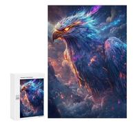 Puzzles pour Adultes 300 PCS Eagle Fantasy Artwork Puzzle pour Adolescents Assemblage De Motifs Interaction Parent-Enfant Jeu Au Design Attrayant 300 PCS