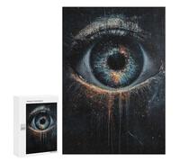 Puzzles pour Adultes 300 PCS Eerie Eye Painting Artwork-1 Puzzles pour Adolescents - Anti-Stress - Défi Éducatif - Cadeaux De Noël Et d'anniversaire 300 PCS
