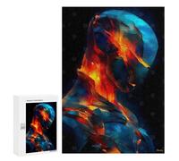 Puzzles pour Adultes 300 PCS Ember Soul - The Burning Within Puzzle pour Adultes - Jeux Relaxants - Difficulté : Difficile - Cadeaux pour Les Amis Et La Famille 300 PCS