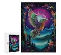 Puzzles pour Adultes 300 PCS Enchanted Hummingbird Flight -2 Puzzles pour Adolescents, Jeux De Réflexion, Décoration Murale, Cadeaux De Noël Et d'anniversaire 300 PCS