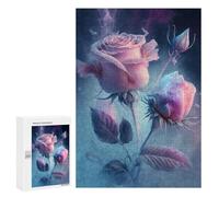 Puzzles pour Adultes 300 PCS Enchanted Rose Fantasy -1 Puzzles pour Adolescents, Jeux De Réflexion, Décoration Murale, Cadeaux De Noël Et d'anniversaire 300 PCS