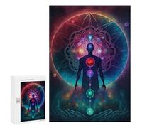 Puzzles pour Adultes 300 PCS Esoteric Zen Universe V7 Puzzle pour Adultes, Jeu De Réflexion, Décoration Murale, Cadeau d'anniversaire, Cadeaux, 300 PCS