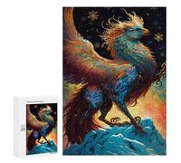 Puzzles pour Adultes 300 PCS Fantasy Phoenix Art Print-3 Puzzle pour Adolescents Assemblage De Motifs Interaction Parent-Enfant Jeu Au Design Attrayant 300 PCS