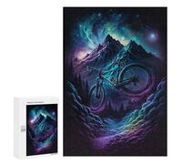 Puzzles pour Adultes 300 PCS Galactic Mountain Bike Adventure -2 Puzzle pour Adolescents Assemblage De Motifs Interaction Parent-Enfant Jeu Au Design Attrayant 300 PCS
