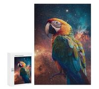 Puzzles pour Adultes 300 PCS Parrot in Space Puzzle pour Adolescents Assemblage De Motifs Interaction Parent-Enfant Jeu Au Design Attrayant 300 PCS