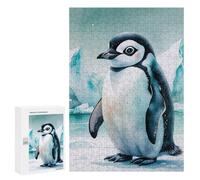 Puzzles pour Adultes 300 PCS Puzzles Cute Penguin Watercolor Puzzle pour Adultes - Décoration Murale - Idéal pour Les Parents Et Les Enfants 300 PCS