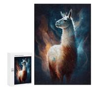 Puzzles pour Adultes 300 PCS Puzzles Galactic Llama Puzzle pour Adultes - Décoration Murale - Idéal pour Les Parents Et Les Enfants 300 PCS