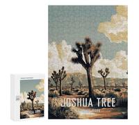 Puzzles pour Adultes 300 PCS Puzzles Joshua Tree National Park Puzzle pour Adultes - Décoration Murale - Idéal pour Les Parents Et Les Enfants 300 PCS