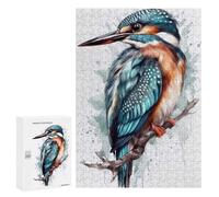 Puzzles pour Adultes 300 PCS Puzzles Kingfisher Puzzles pour Adultes Jeux De Famille Difficile Difficile Idéal comme Cadeau pour Toute La Famille 300 PCS