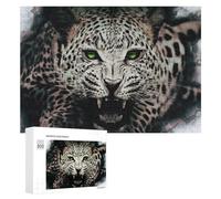 Puzzles pour Adultes 300 PCS Puzzles Leopard Roar Wild Majesty Unleashed Puzzles pour Adolescents Jeu Manuel Décoration Parfaite Cadeaux d'anniversaire Et Cadeaux Uniques 300 PCS