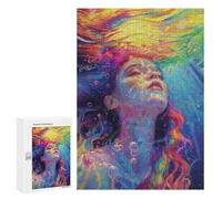 Puzzles pour Adultes 300 PCS Puzzles Liquid Dreams Puzzles pour Adultes - Décoration Murale - Difficile - Stimule Le Cerveau 300 PCS
