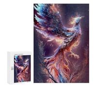 Puzzles pour Adultes 300 PCS Puzzles Phoenix Rise Artistic Firebird Puzzles pour Adolescents Jeu Manuel Décoration Parfaite Cadeaux d'anniversaire Et Cadeaux Uniques 300 PCS