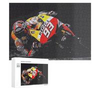 Puzzles pour Adultes 300 PCS Puzzles Rider 93 Speed and Precision on Two Wheels Puzzles pour Adolescents Jeu Manuel Décoration Parfaite Cadeaux d'anniversaire Et Cadeaux Uniques 300 PCS