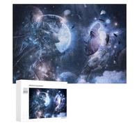 Puzzles pour Adultes 300 PCS Puzzles Space Odyssey Cosmic Dreamscape Puzzles pour Adolescents Jeu Manuel Décoration Parfaite Cadeaux d'anniversaire Et Cadeaux Uniques 300 PCS