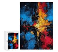 Puzzles pour Adultes 300 PCS Puzzles Target of Origin - Abstract Circles and Colors Puzzles pour Adultes Jeux en Famille Anti-Stress Interaction Parent-Enfant 300 PCS