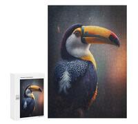 Puzzles pour Adultes 300 PCS Puzzles Toucan Bird Animals Puzzles pour Adultes - Décoration Murale - Difficile - Stimule Le Cerveau 300 PCS