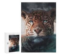 Puzzles pour Adultes 300 PCS Puzzles Underwater Jaguar Puzzles pour Adultes - Décoration Murale - Difficile - Stimule Le Cerveau 300 PCS