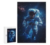 Puzzles pour Adultes 300 PCS Space Astronaut Floating Puzzles pour Adolescents - Anti-Stress - Défi Éducatif - Cadeaux De Noël Et d'anniversaire 300 PCS