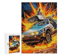 Puzzles pour Adultes 300 PCS Time Machine Adventure Puzzle pour Adolescents Assemblage De Motifs Interaction Parent-Enfant Jeu Au Design Attrayant 300 PCS