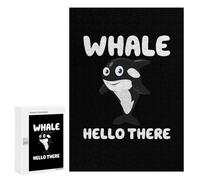 Puzzles pour Adultes 300 PCS Whale Hello There Puzzle pour Adultes, Jeu De Réflexion, Décoration Murale, Cadeau d'anniversaire, Cadeaux, 300 PCS
