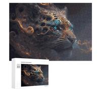 Puzzles pour Adultes 300 PCS Whispering Tigers A Digital Art Symphony Puzzles pour Adolescents, Jeux De Réflexion, Décoration Murale, Cadeaux De Noël Et d'anniversaire 300 PCS
