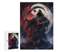 Puzzles pour adultes 300 pièces Grim Reaper dans l'espace Puzzles pour adultes Jouets Décoration murale Cadeaux pour femmes Favorise l'entraînement cérébral 300 pièces