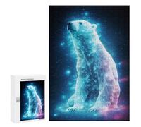 Puzzles pour Adultes 300 Pièces Nébuleuse Ours Polaires Nébuleuse Puzzles pour Adultes Jeux de Relaxation UNE Œuvre d'Art Cadeau d'anniversaire, Cadeaux, 300 pièces