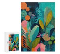 Puzzles pour adultes 300 pièces Puzzles Abstrait Design Floral Anti-stress pour Adultes - Analyse et Logique - Cadeaux d'anniversaire uniques 300 pièces