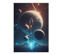 Puzzles pour Adultes 38x26cm/1000pcs Alien Planet Puzzles pour Adolescents, Jouets, Décoration Murale, Loisirs À La Maison, Cadeaux De Noël Et d'anniversaire 38x26cm/1000pcs