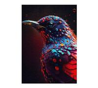 Puzzles pour Adultes 38x26cm/1000pcs Colorful Bird Artwork Puzzles pour Adolescents, Jouets, Décoration Murale, Loisirs À La Maison, Cadeaux De Noël Et d'anniversaire 38x26cm/1000pcs