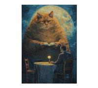 Puzzles pour Adultes 38x26cm/1000pcs Colossal Cat Puzzle pour Adultes : Un Jeu De Réflexion Stimulant, Une Œuvre d'art À Compléter 38x26cm/1000pcs