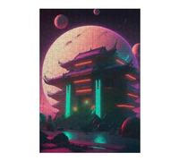 Puzzles pour Adultes 38x26cm/1000pcs Cosmic Temple Puzzles pour Adultes - Jeu De Réflexion - Difficile - Stimulant - Idée Cadeau 38x26cm/1000pcs