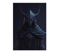 Puzzles pour Adultes 38x26cm/1000pcs Dark Horned Figure Puzzles pour Adultes - Jeux De Construction - Analyse Et Logique pour Les Amateurs De Jeux 38x26cm/1000pcs