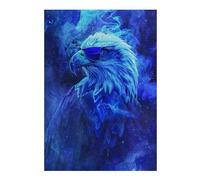 Puzzles pour Adultes 38x26cm/1000pcs Eagle in Colorful Paint Puzzles pour Adultes - Jeu De Réflexion - Difficile - Stimulant - Idée Cadeau 38x26cm/1000pcs