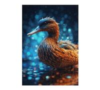 Puzzles pour Adultes 38x26cm/1000pcs Glowing Mallard Duck Puzzles pour Adultes - Jeu De Réflexion - Difficile - Stimulant - Idée Cadeau 38x26cm/1000pcs