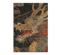 Puzzles pour Adultes 38x26cm/1000pcs Japan Dragon Puzzle Décoratif Mural - Analyse Et Logique - Un Défi À Relever 38x26cm/1000pcs
