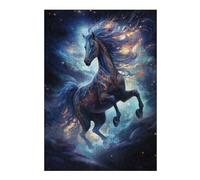 Puzzles pour Adultes 38x26cm/1000pcs Magic Space Horse Puzzles pour Adolescents, Jouets, Décoration Murale, Loisirs À La Maison, Cadeaux De Noël Et d'anniversaire 38x26cm/1000pcs