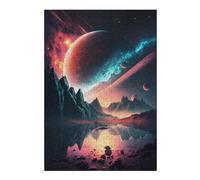Puzzles pour Adultes 38x26cm/1000pcs Puzzles Alien Planet Reflections -1 Puzzles pour Adultes Jeux Relaxants Anti-Stress Cadeaux Anti-Stress 38x26cm/1000pcs