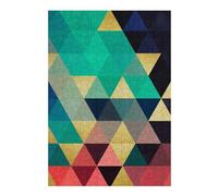 Puzzles pour Adultes 38x26cm/1000pcs Puzzles pour Adultes Colored Triangles 06 Jeux De Puzzle À Faire Soi-même pour Améliorer La Mémoire Cadeaux De Noël Et d'anniversaire 38x26cm/1000pcs