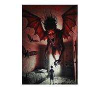 Puzzles pour Adultes 38x26cm/1000pcs Puzzles pour Adultes Nightmare in Red Room Jeu Manuel De Course De Vitesse, Jeu Stimulant, Cadeaux 38x26cm/1000pcs
