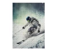 Puzzles pour Adultes 38x26cm/1000pcs Snowboarder in Action -3 Casse-têtes pour Adultes, Jeu De Réflexion, Décoration Murale, Défi Éducatif 38x26cm/1000pcs