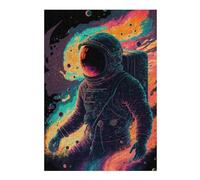 Puzzles pour Adultes 38x26cm/1000pcs Vibrant Astronaut in Space -7 Casse-têtes pour Adultes, Jeu De Réflexion, Décoration Murale, Défi Éducatif 38x26cm/1000pcs