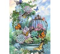 Puzzles pour Adultes 4000 Pièces Puzzles pour Adultes Jeu éducatif Challenge Toy 4000 Puzzle Amusants en Famille - Plantes succulentes à Fleurs