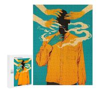 Puzzles pour Adultes 500 PCS Abstract Mindfulness Puzzle pour Adultes Jeu Manuel Décoration Murale Activités Amusantes À La Maison 500 PCS